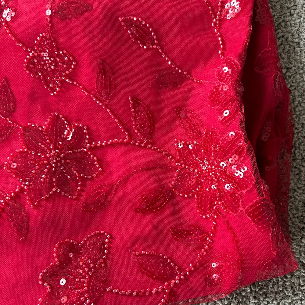 Peppermayo Red Strapless Dress - Picture 5 of 9